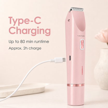 CALUVANE Silque™ 2-in-1 Women's Grooming Trimmer