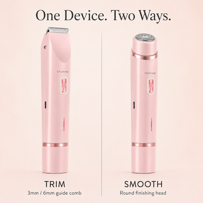 CALUVANE Silque™ 2-in-1 Women's Grooming Trimmer