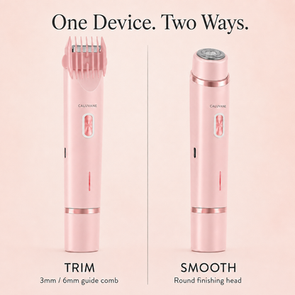 CALUVANE Silque™ 2-in-1 Women's Grooming Trimmer